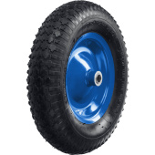 ЗУБР КПВ-2, 4″ х 380 мм, для тачки (арт. 39913), стальной диск, подшипник - 20 мм, пневматическое колесо, Профессионал (39902-2)