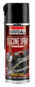 Силиконовая смазка "Soudal" Silicone Spray аэрозоль 400 мл