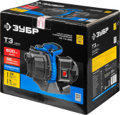 ЗУБР 600 Вт, поверхностный (садовый) центробежный насос, Профессионал (НС-Т3-600)