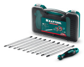 KRAFTOOL Double 20, 20 шт, набор: отвертка с переставными стержнями (25817)