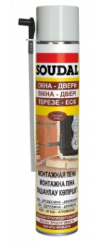 Монтажная пена "Soudal" ОКНА ДВЕРИ 300 мл