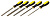 STAYER 150 мм, 5 предм., набор напильников, Professional (1681-15-H5)